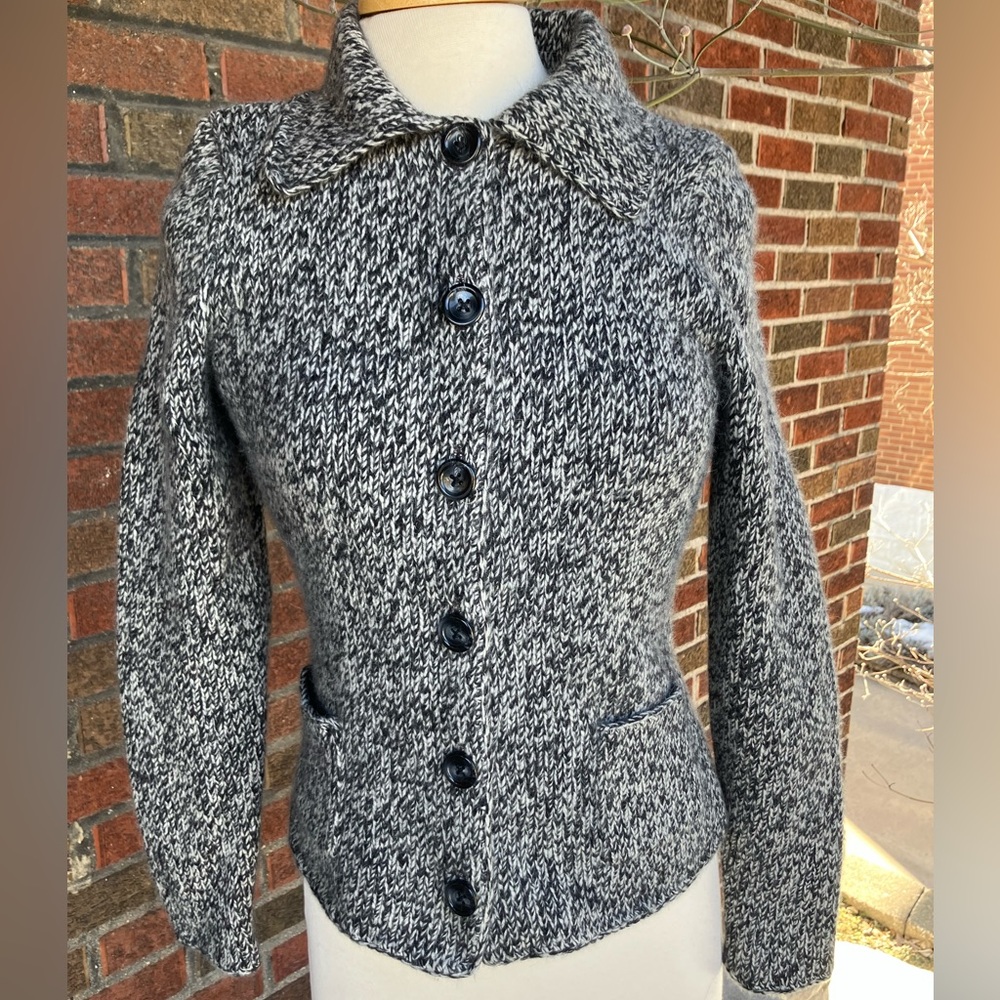 Willi Smith Lambswool Cardigan Sweater - Sz S